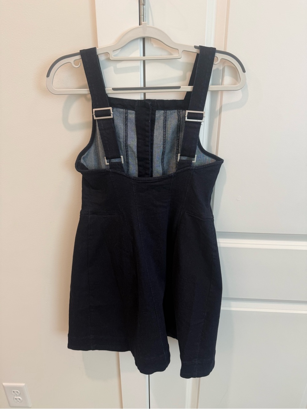Free People Denim Mini Dress Size XS - Picture 5 of 10